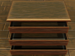 Stylized Bedroom Furniture 3Dモデル