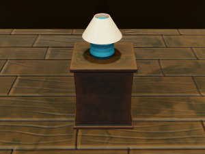 Stylized Bedroom Furniture 3Dモデル