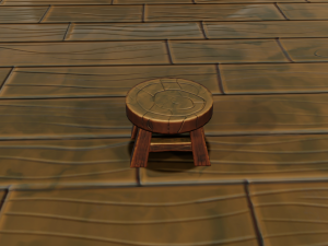 Stylized Bedroom Furniture 3Dモデル