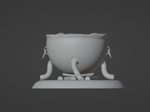 Halloween Cauldron 3Dプリントモデル