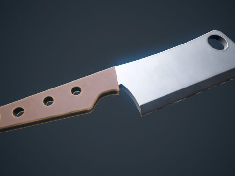 Stylized Cleaver 3D 模型