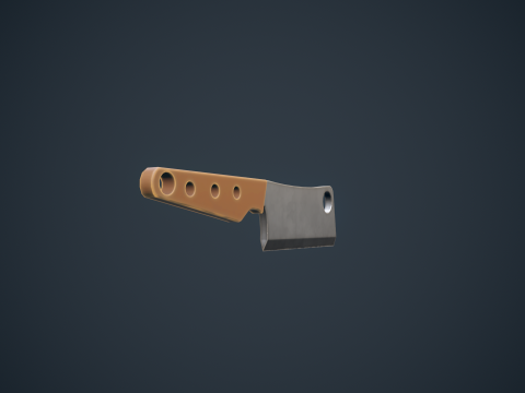 Stylized Cleaver 3D 模型