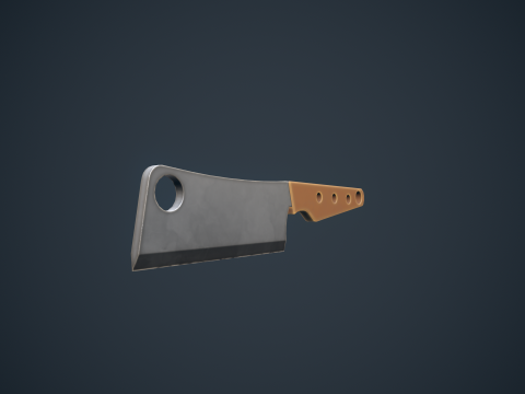 Stylized Cleaver 3D 模型
