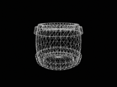 Stylized Cute Barrel 3D 模型