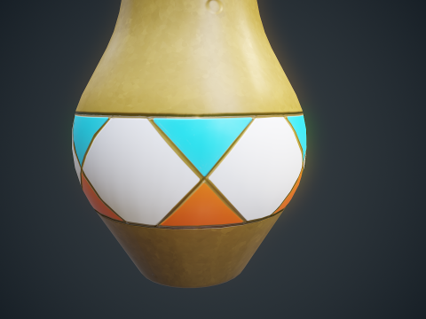 Stylized Vase Low-poly 3D 模型