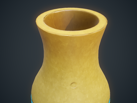 Stylized Vase Low-poly 3D 模型