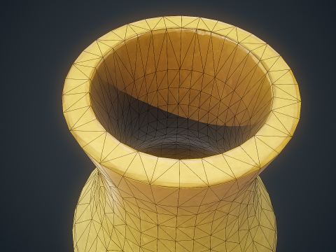 Stylized Vase Low-poly 3D 模型