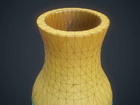 Stylized Vase Low-poly 3D 模型