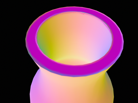 Stylized Vase Low-poly 3D 模型