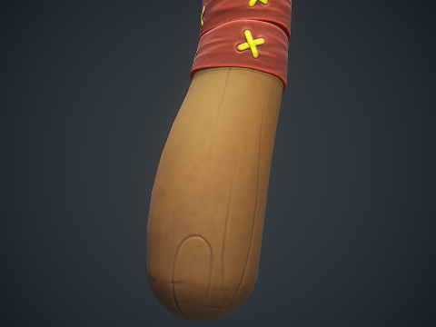 Stylized Wood Axe - Game-Ready Low-Poly 3Dモデル