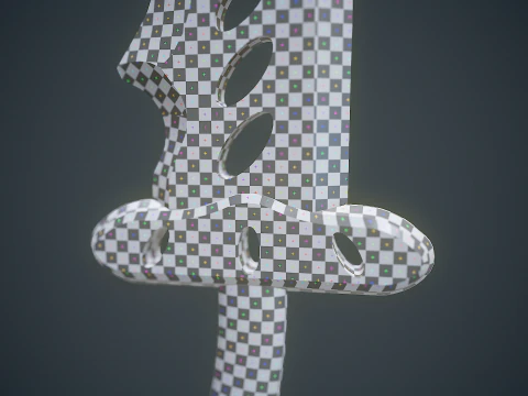 Stylized Dagger Arcane Style - Game-Ready Low-poly 3D Model