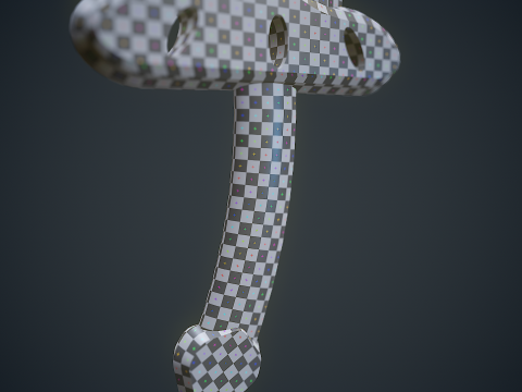 Stylized Dagger Arcane Style - Game-Ready Low-poly Modelo 3D