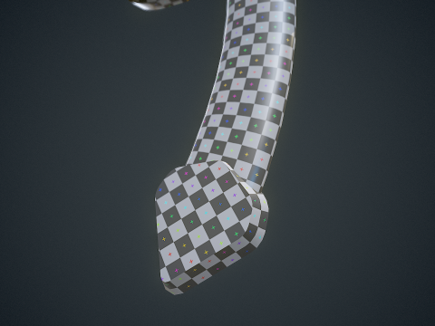Stylized Dagger Arcane Style - Game-Ready Low-poly Modelo 3D