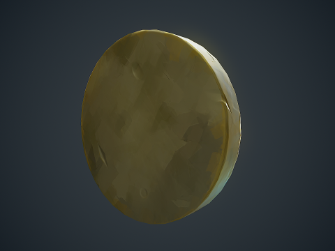 Pirate Coin 3D Model