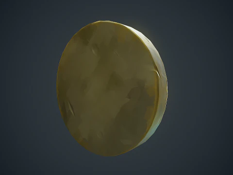 Pirate Coin 3D Model