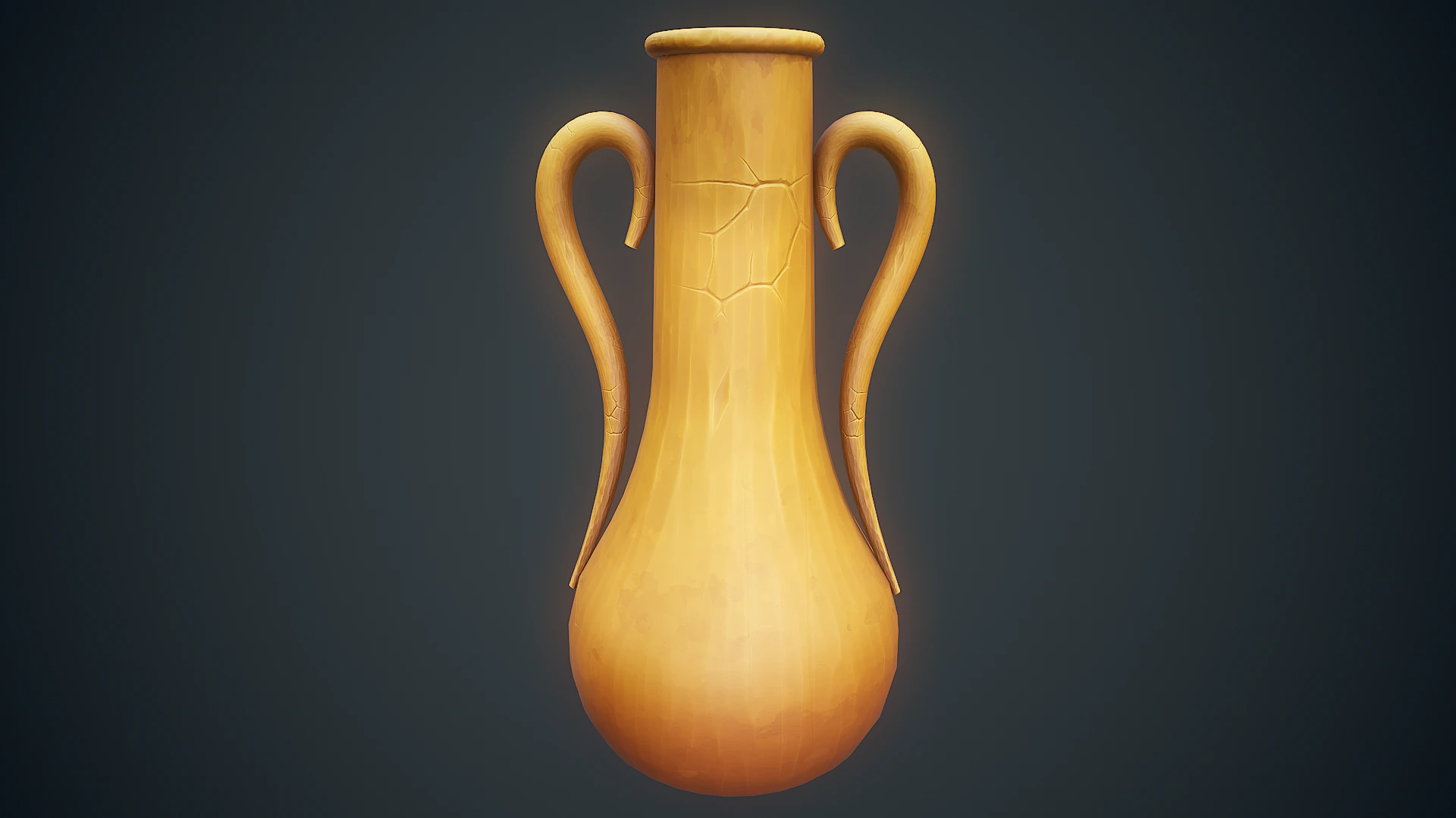Stylized Jar 3D Model .c4d .max .obj .3ds .fbx .stl .blend 