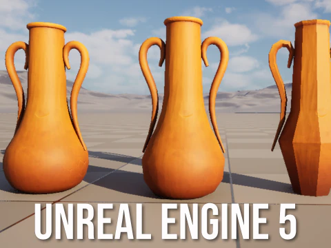 Stylized Jar 3D Model