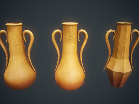 Stylized Jar 3D Модель