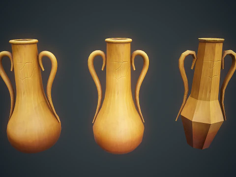 Stylized Jar 3D Model