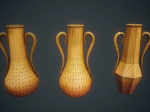 Stylized Jar 3D Model