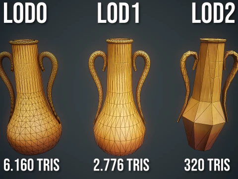 Stylized Jar 3D Model