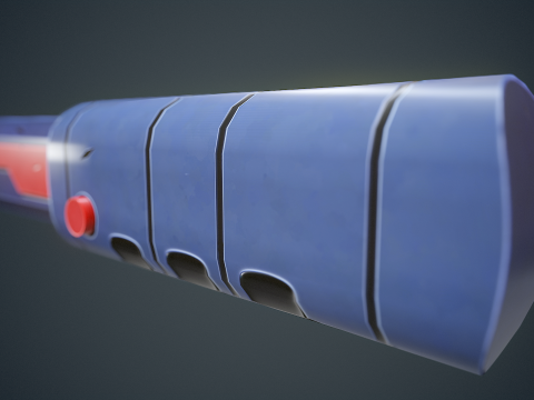 Stylized Sci Fi Knife 3D 모델