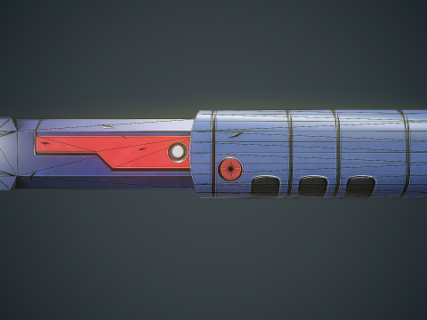 Stylized Sci Fi Knife 3D 모델