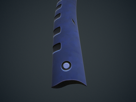 Stylized Sci Fi Axe 3D Model