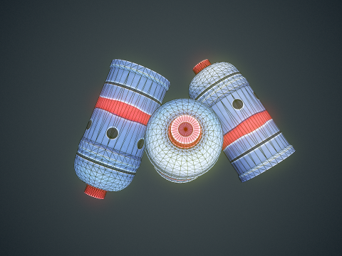 Stylized Sci Fi Smoke Grenade 3Dモデル