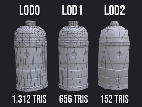 Stylized Sci Fi Smoke Grenade 3Dモデル
