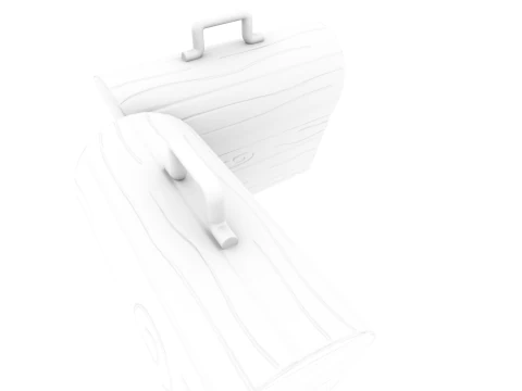 Stylized Box Arcane Style Game Ready Prop 3D Model