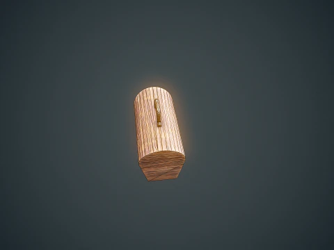 Stylized Box Arcane Style Game Ready Prop 3D Model
