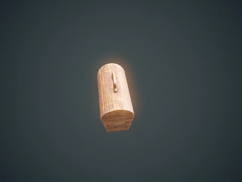 Stylized Box Arcane Style Game Ready Prop 3D Model
