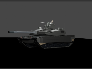 Abrams X Model 3D