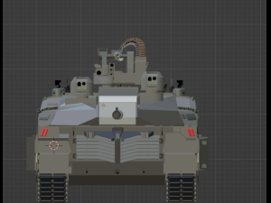 Abrams X Model 3D