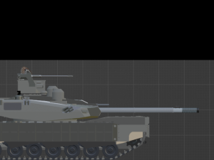 Abrams X Model 3D