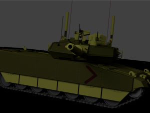 Leopard 2A7V 3D Модель