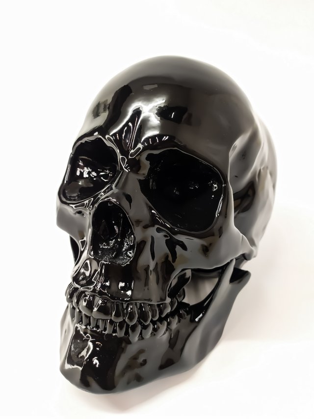 Human scull 3D Print Model .c4d .max .obj .3ds .fbx .stl .blend 
