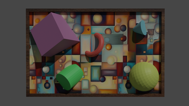 Abstract painting Modelo 3D .c4d .max .obj .3ds .fbx .stl .blend 
