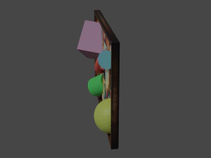 Abstract painting 3D Model