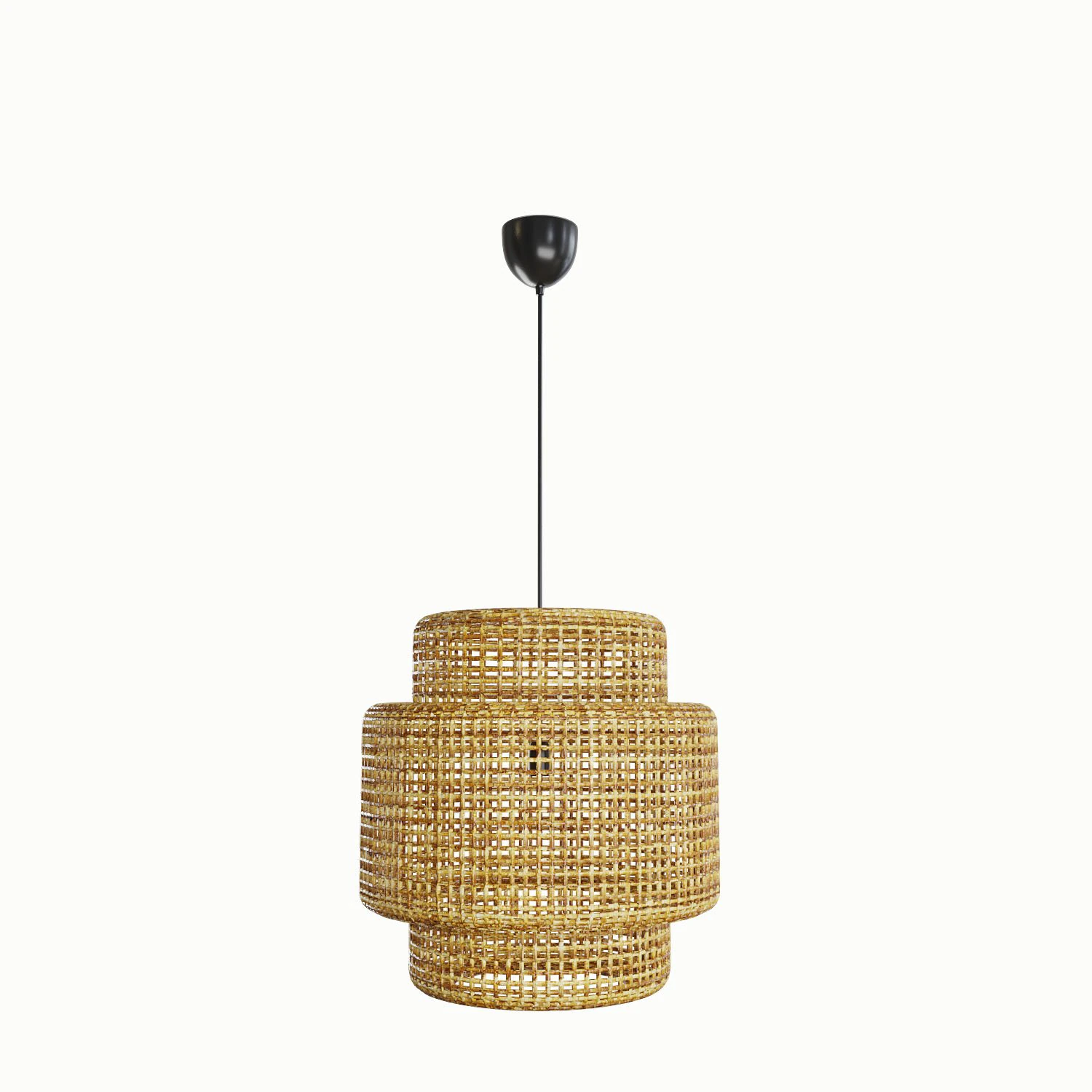 Lamp rattan Ikea 3D Model .c4d .max .obj .3ds .fbx .stl .blend