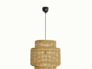 Lamp rotan Ikea 3D Model