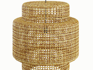 Lamp rattan Ikea 3D Model