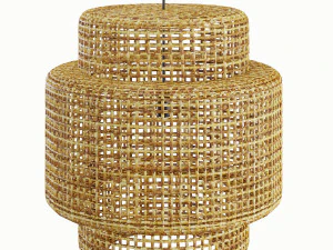 Lamp rattan Ikea 3D Model