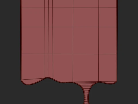 Wall panel with chrome drops 3D Model