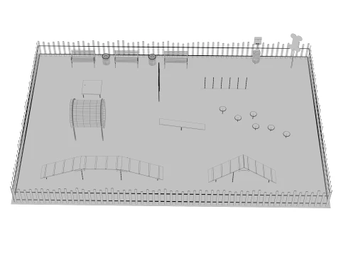 Tailed Park 3D Model