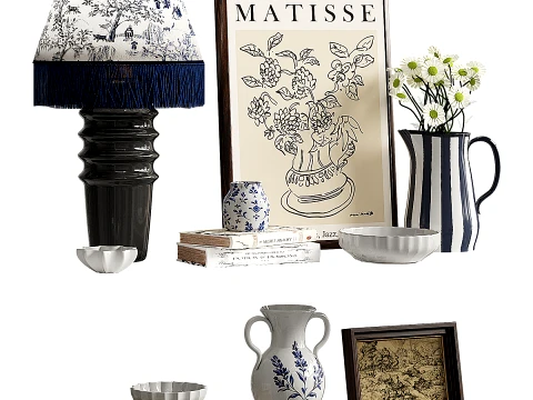European decorative still life Modelo 3D