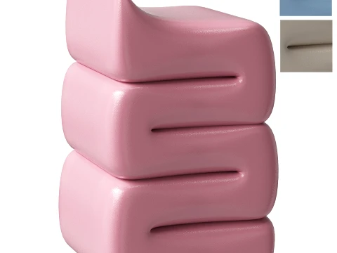 Trio of Waves Model 3D