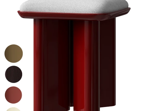 Lazare poufs Model 3D