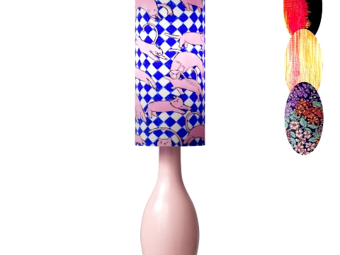 Ceramic table lamp Liberty Fabric 3D Model